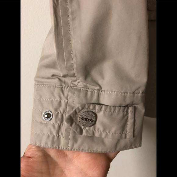 GEOX RESPIRA Jacket size 4 🦋WINDBREAKER Made in ITALY Women’s classic - Picture 2 of 15